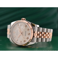 116231 Steel & Rose Gold With Jubilee Diamonds Dial - Full Set 36mm 2010