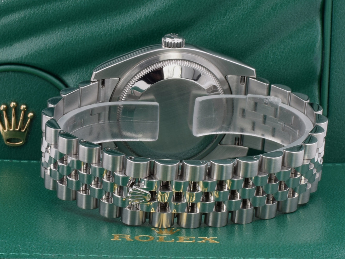 116234 White Jubilee Dial With Big Diamonds - Full Set 36mm