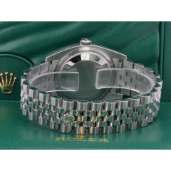 116234 White Jubilee Dial With Big Diamonds - Full Set 36mm