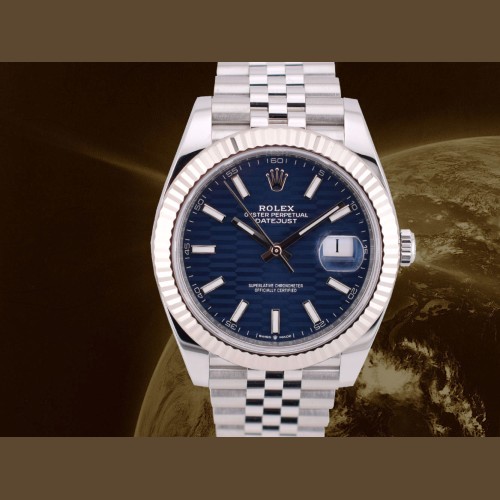 41mm Motif Blue Dial New