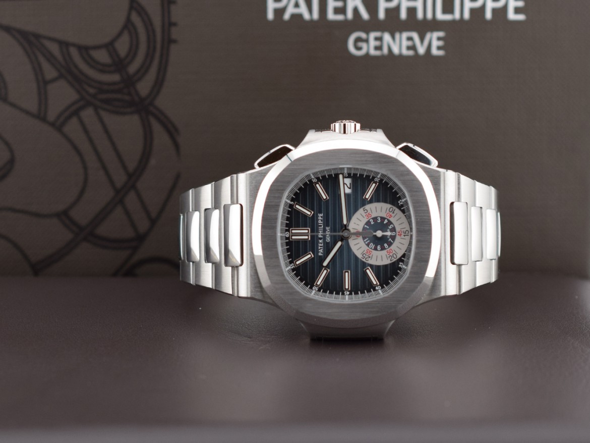 5980/1A  Blue dial - Punzone di Ginevra  Like New - Full Set 2009 ITA