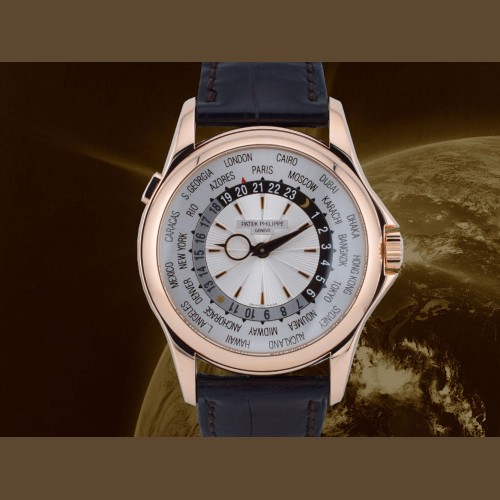 5130R-00 Rose Gold World Time Like New