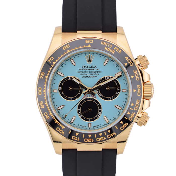 Rolex Cosmograph Daytona “Pikachu” 126518LN 40mm Yellow Gold Oysterflex Full Set New