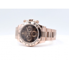 116505 Rose Gold Chocolate Arabic Dial