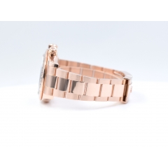 116505 Rose Gold Chocolate Arabic Dial