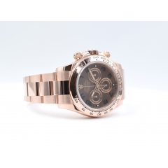 116505 Rose Gold Chocolate Arabic Dial
