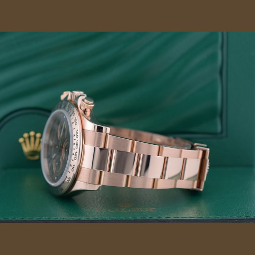 116505 Rose Gold Chocolate Arabic Dial Full Set 2017