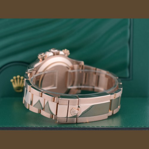 116505 Rose Gold Chocolate Arabic Dial Full Set 2017