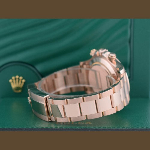 116505 Rose Gold Chocolate Arabic Dial Full Set 2017