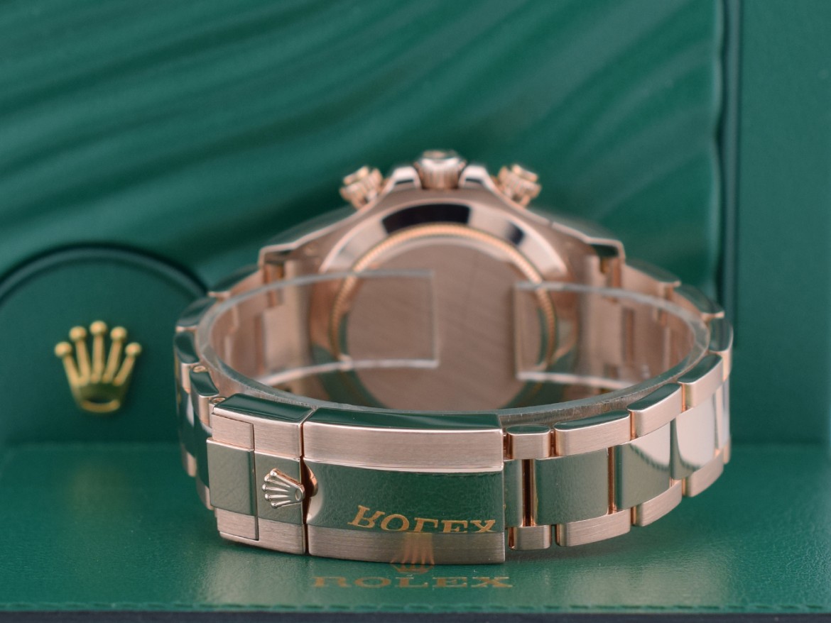 116505 Rose Gold Chocolate Arabic Dial Full Set 2017