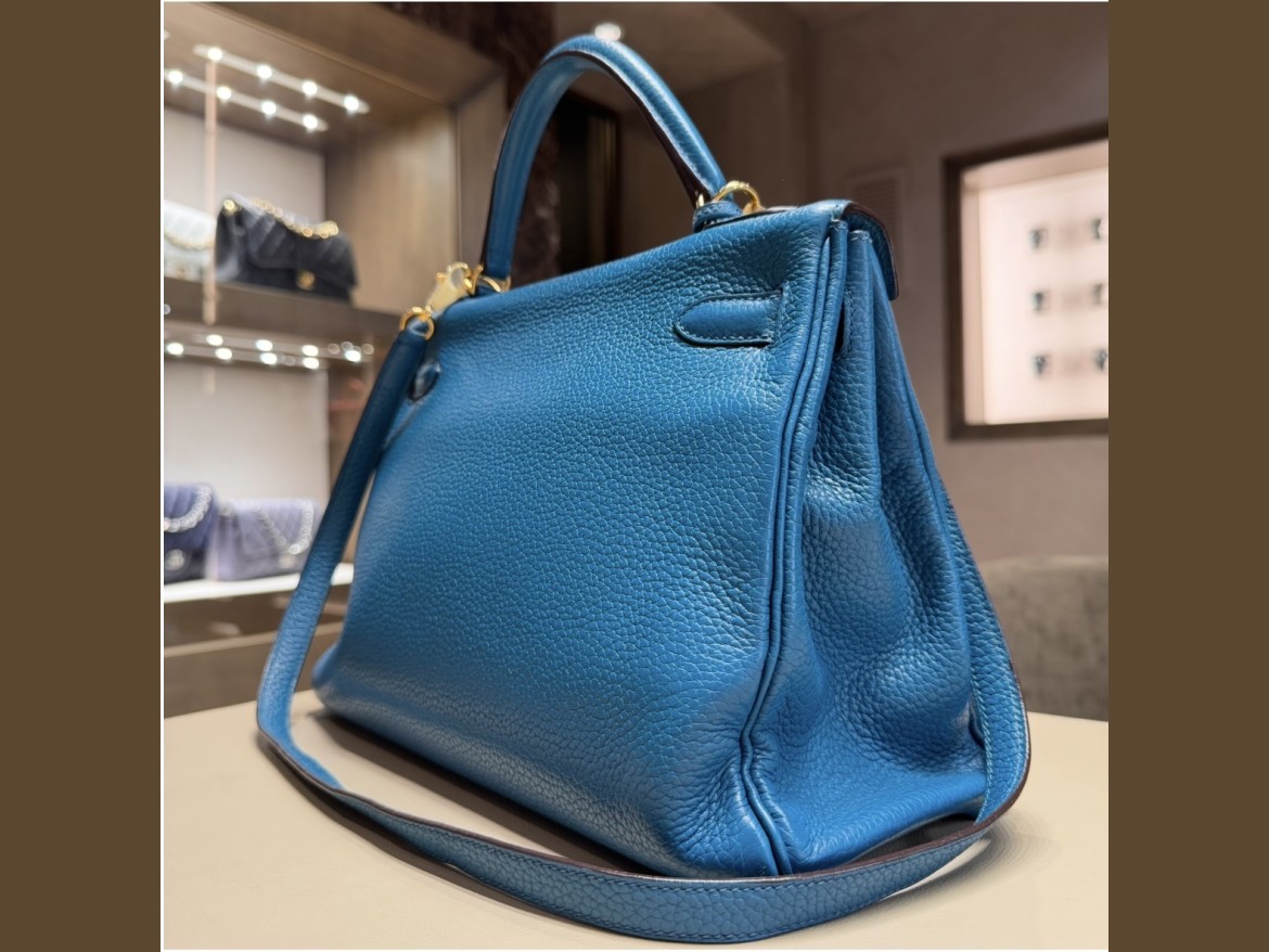 Hermès Kelly 32 Blue