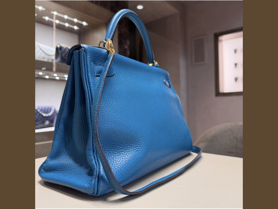 Hermès Kelly 32 Blue