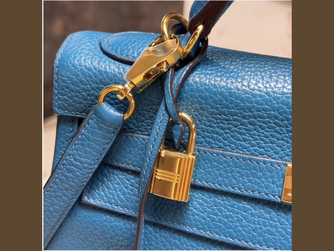 Hermès Kelly 32 Blue