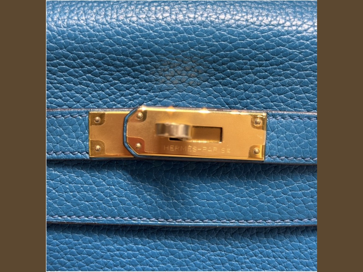 Hermès Kelly 32 Blue