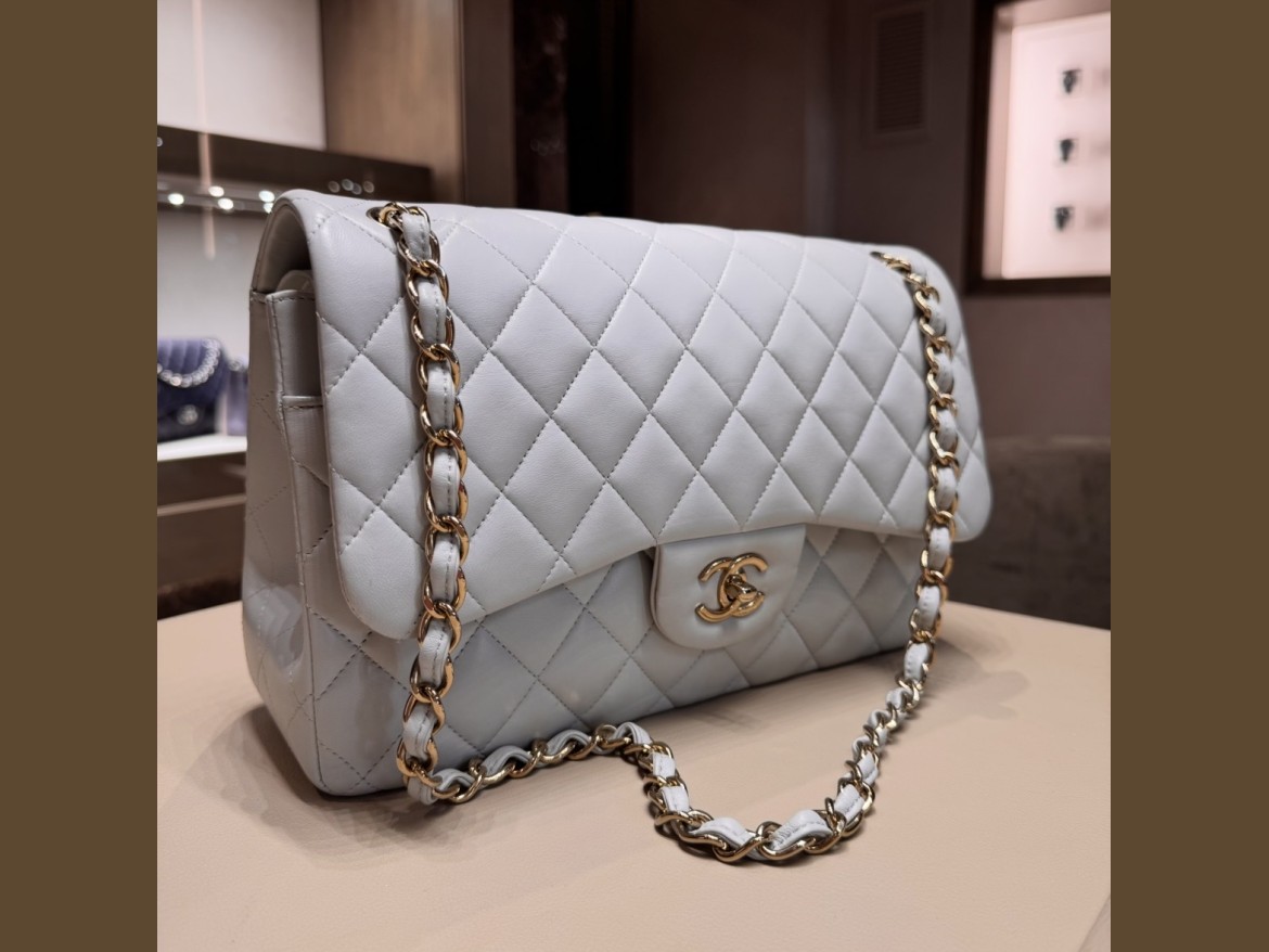 Chanel Jumbo Light Blue