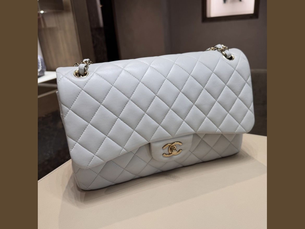 Chanel Jumbo Light Blue
