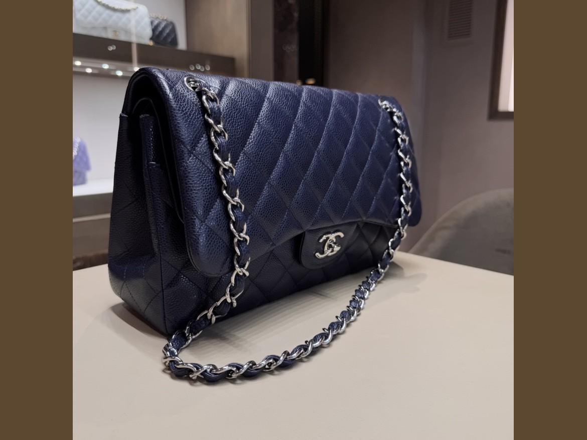 Chanel Jumbo Blu