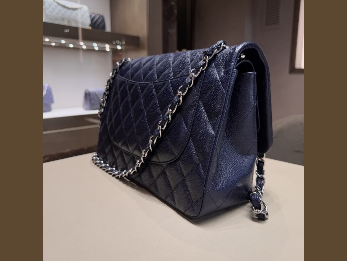 Chanel Jumbo Blu
