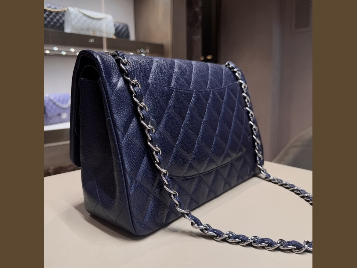 Chanel Jumbo Blu
