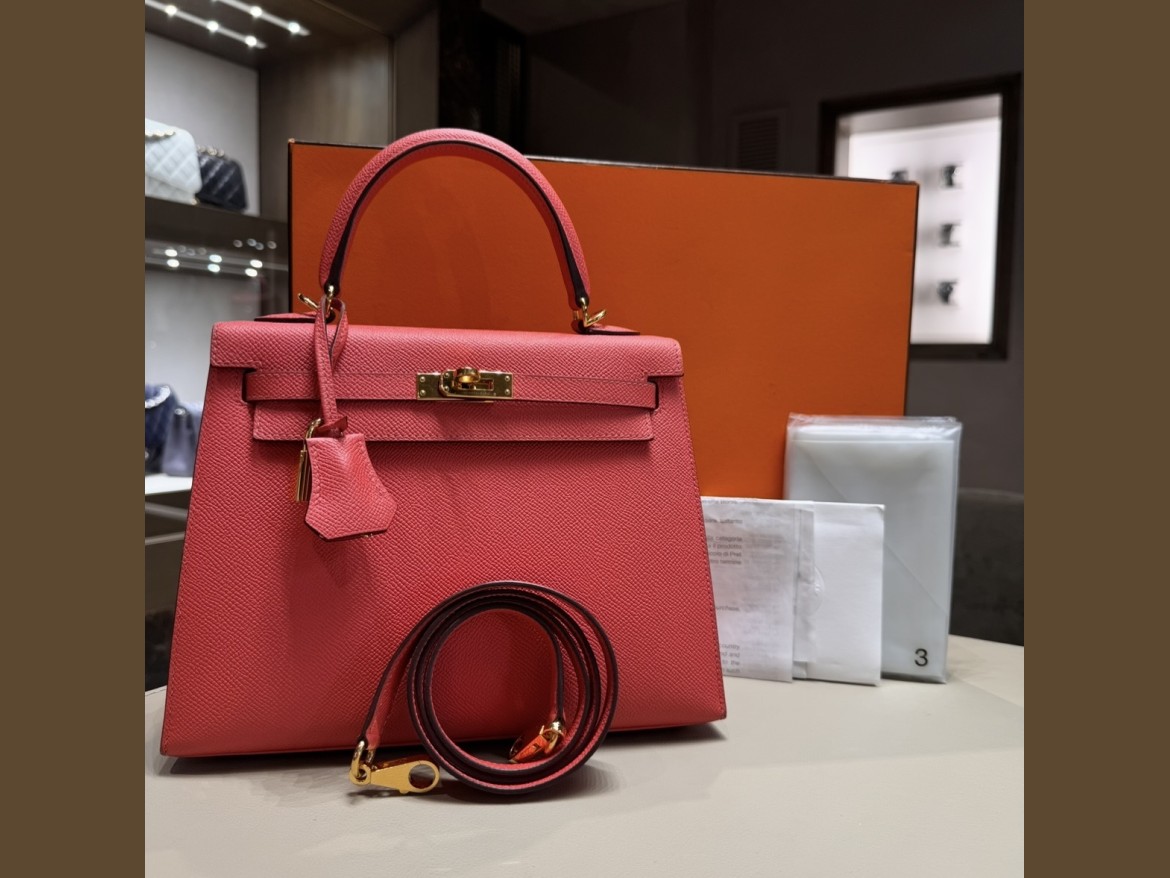 Hermès Kelly 25 Rose Jaipur