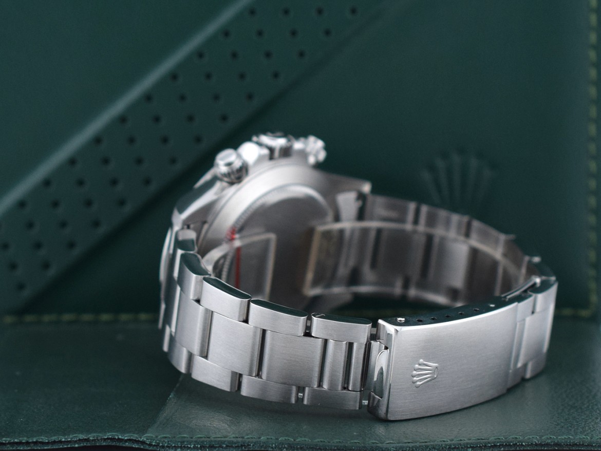 Ref.16520 "Satinato" Inverted 6 White Dial  Box & Papers Like New