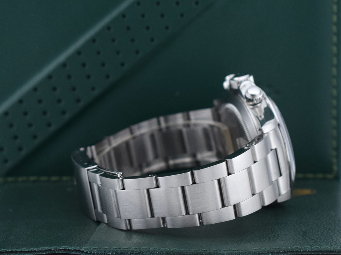 Ref.16520 "Satinato" Inverted 6 White Dial  Box & Papers Like New