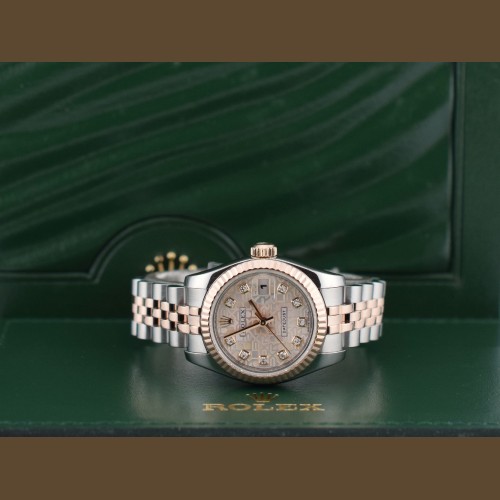 179171 26mm Steel Rose Gold - Computer Dial Diamond - Full Set 2008