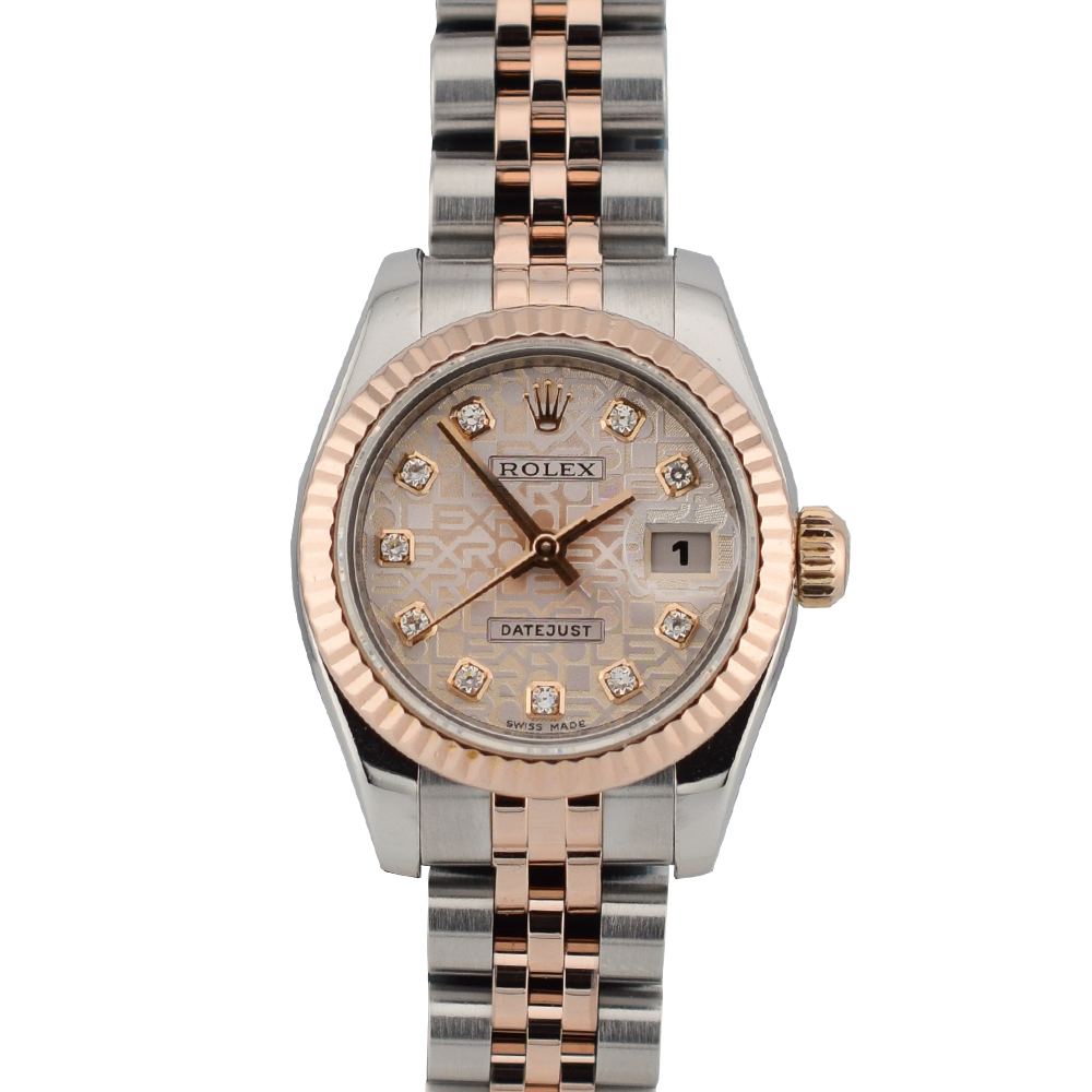 179171 26mm Steel Rose Gold - Computer Dial Diamond - Full Set 2008