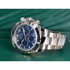 116509 White gold blue dial - Like New Full Set 06/2022