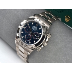 116509 White gold blue dial - Like New Full Set 06/2022