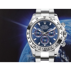 116509 White gold blue dial - Like New Full Set 06/2022