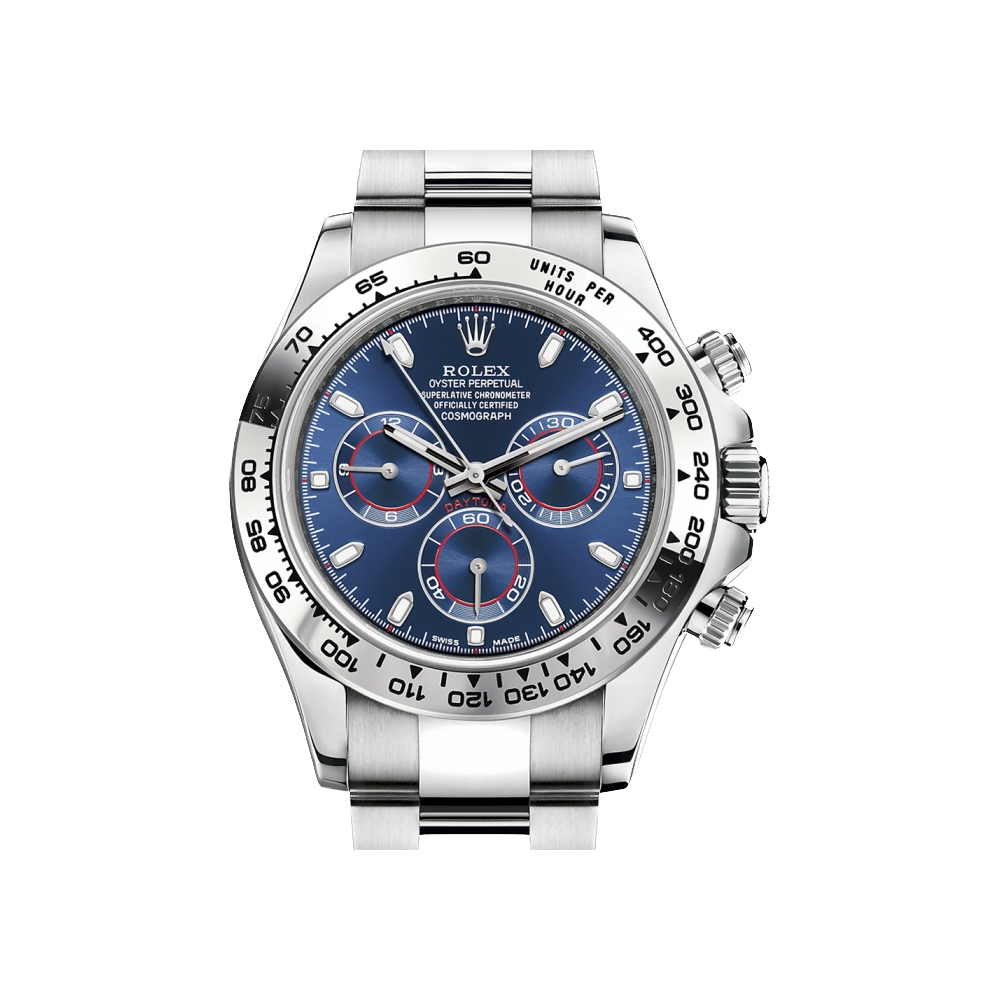 116509 White gold blue dial - Like New Full Set 06/2022