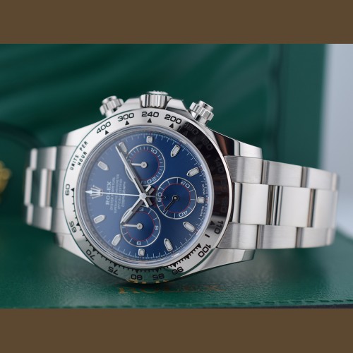 116509 White gold blue dial - Like New Full Set 12/2022