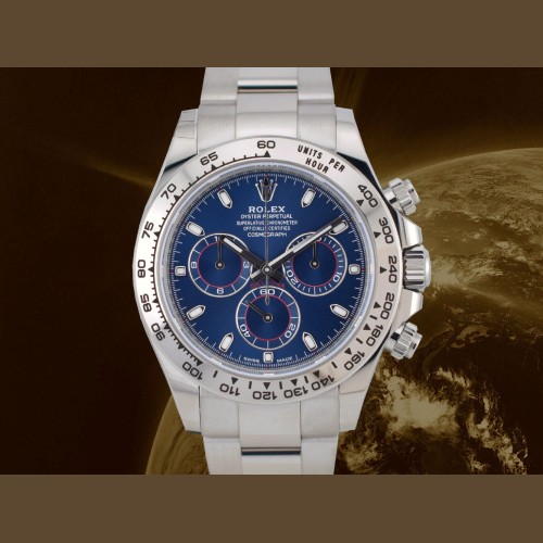 116509 White gold blue dial - Like New Full Set 12/2022