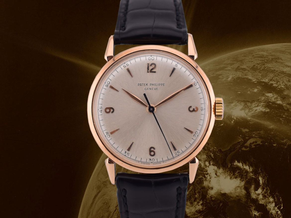 Rare 1578R Vintage 35 mm Rose Gold - Box /Extract  1951