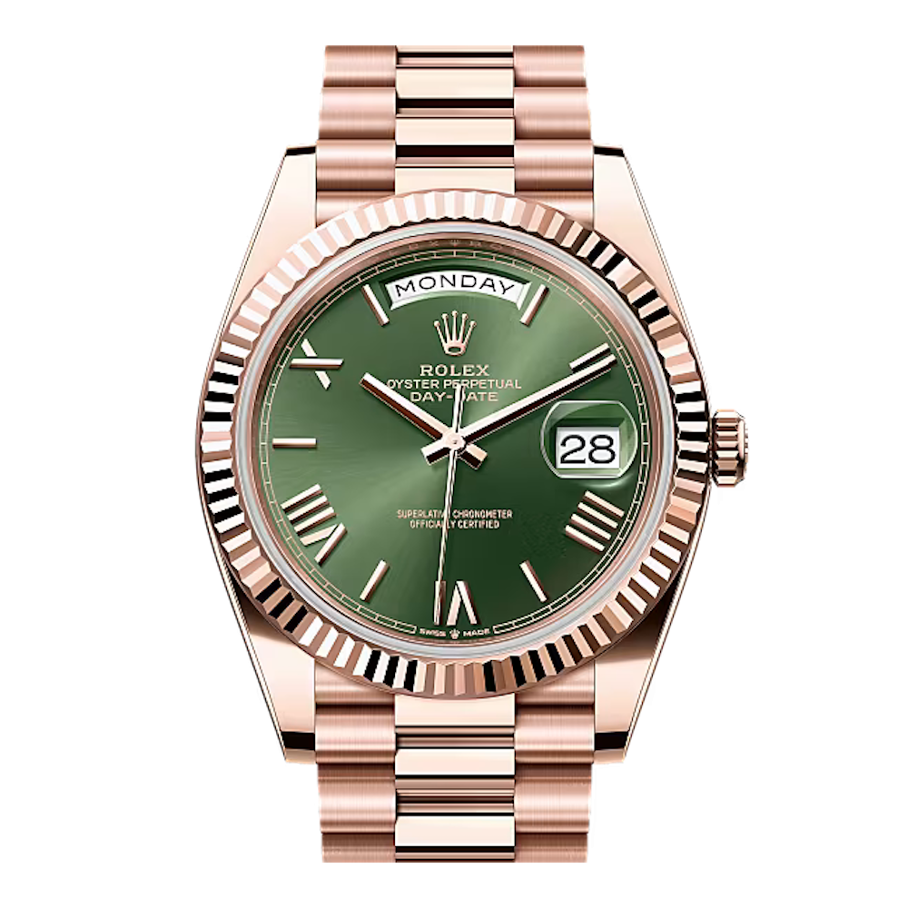 40mm Everose Olive Green  NEW