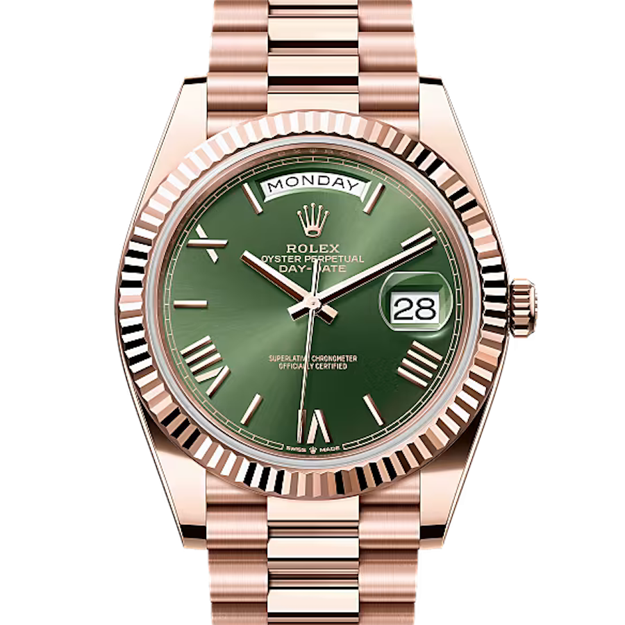 40mm Everose Olive Green NEW