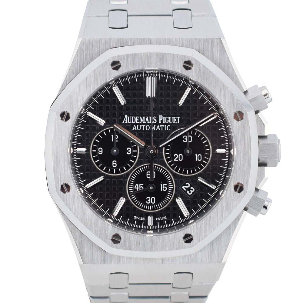 26320ST Black Chronograph 41mm Like New 2017