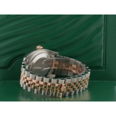 Stainless Steel - Rose Gold Jubilee Diamond Dial