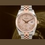 Stainless Steel - Rose Gold Jubilee Diamond Dial
