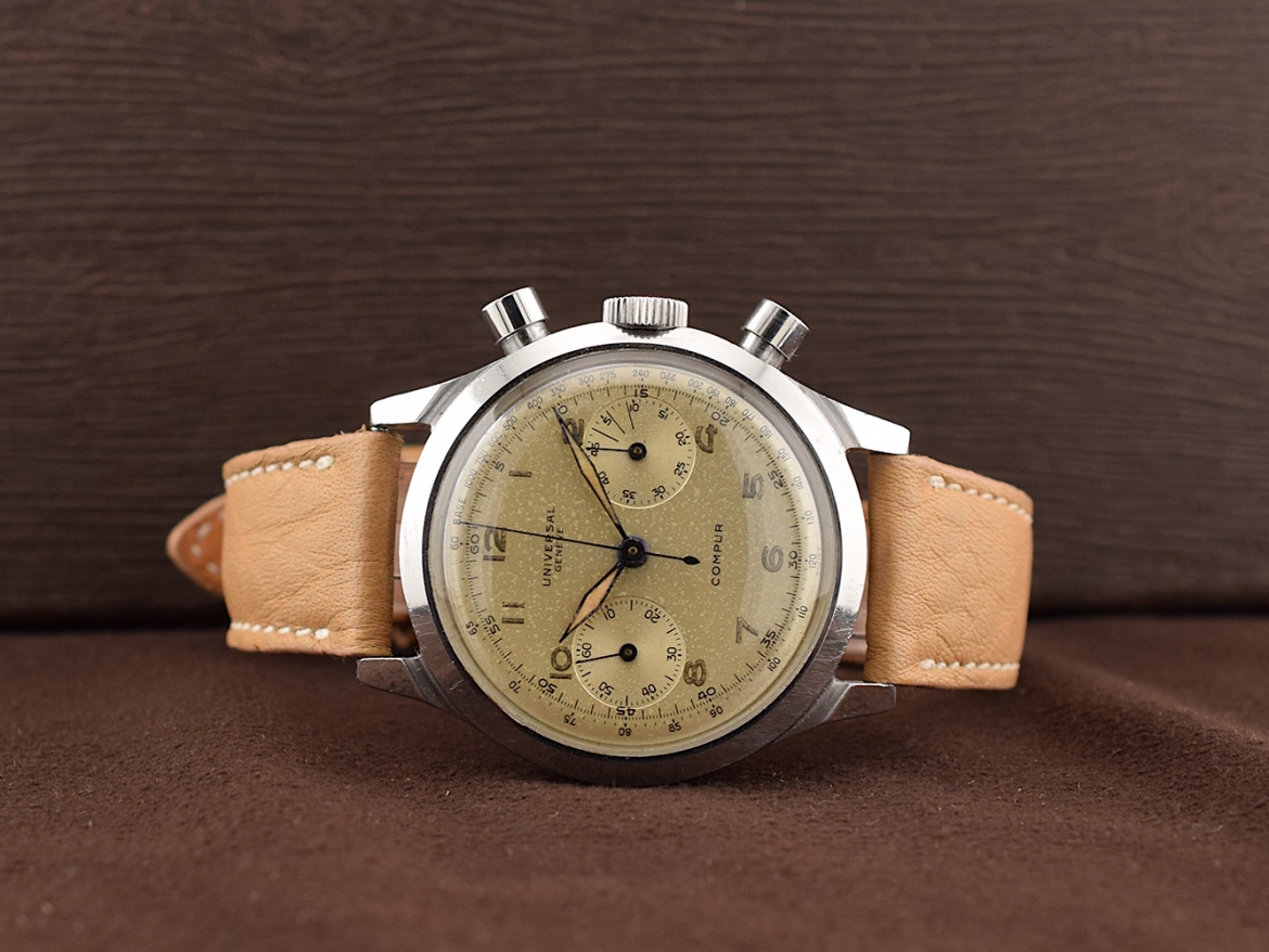 Compur Spillman Dial Radio Uni Compax ref. 22409 Very Very Rare