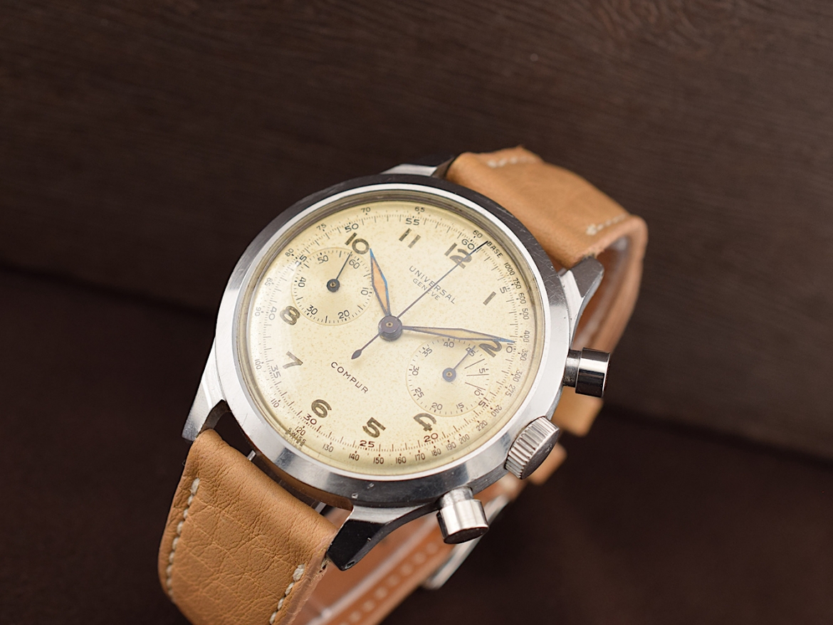 Compur Spillman Dial Radio Uni Compax ref. 22409 Very Very Rare