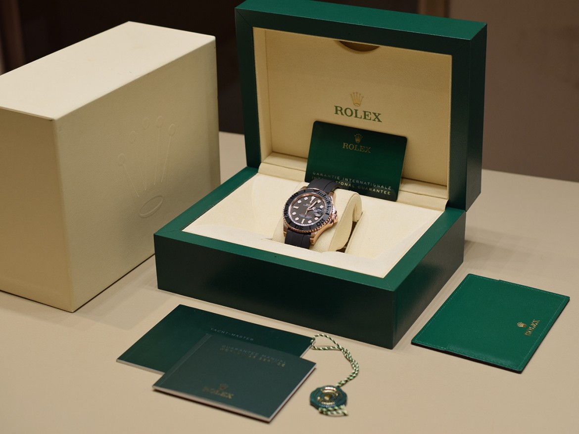 Rose Gold 40mm ref. 126655 Oysterflex new Stickers 2024