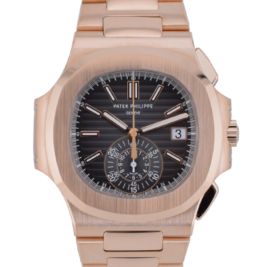 5980/1R Rose Gold Chronograph - Full Set  NEW 2018