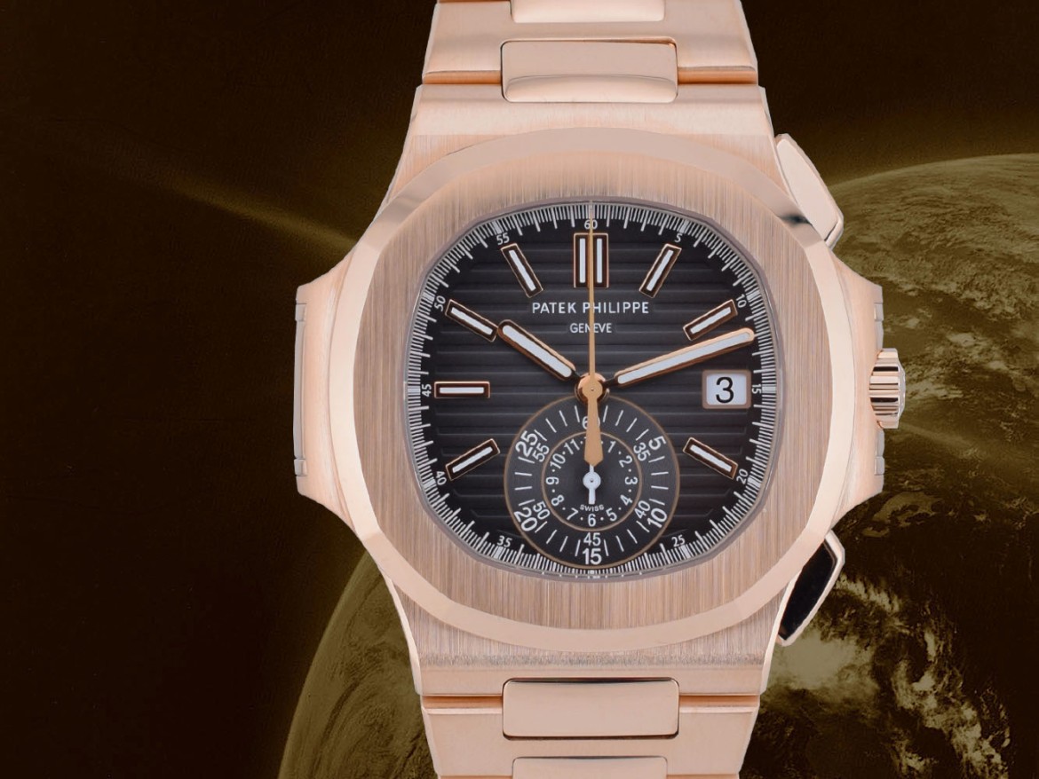 5980/1R Rose Gold Chronograph - Full Set  NEW 2018