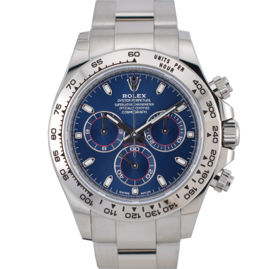 116509 White gold blue dial - Like New Full Set 2022