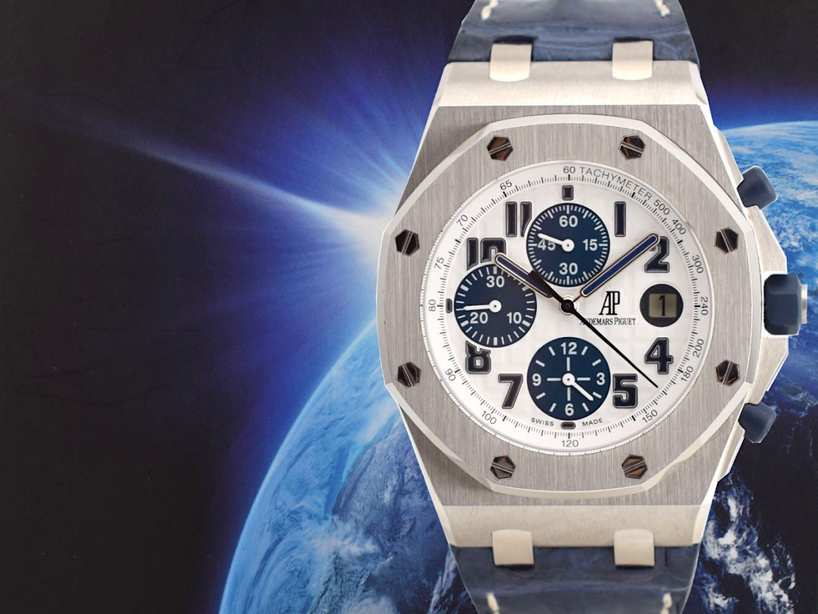26170ST Chronograph Certified Navy - Like New 2008