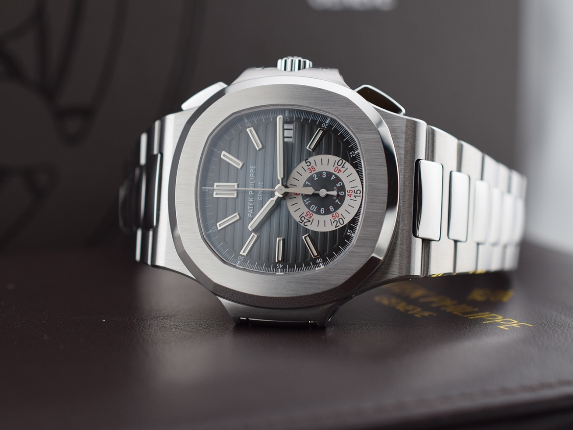 5980/1A  Blue dial - Punzone di Ginevra  Like New - Full Set 2008