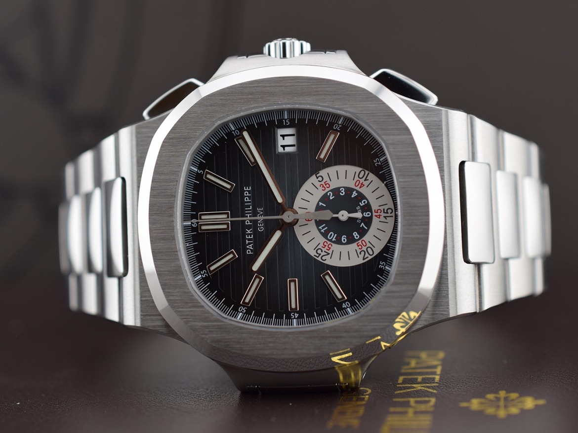 5980/1A  Blue dial - Punzone di Ginevra  Like New - Full Set 2008
