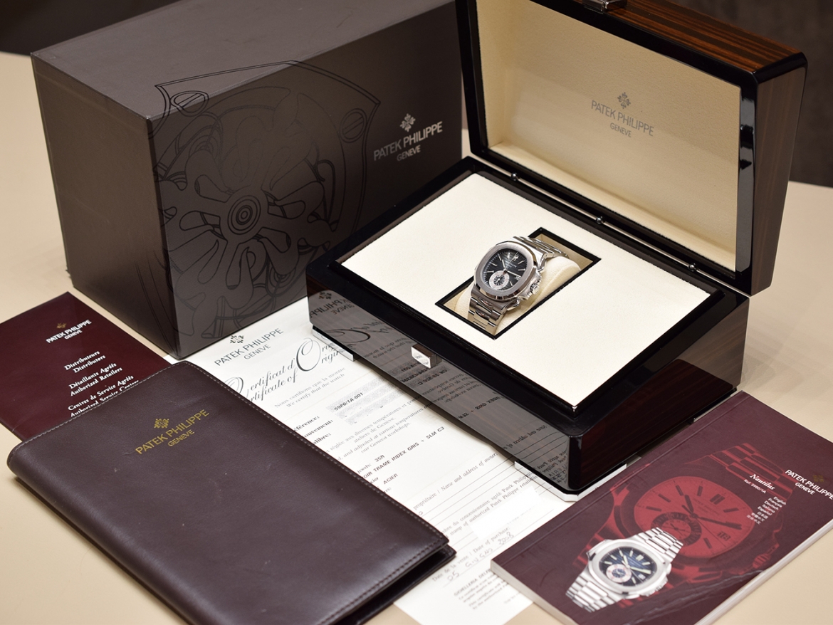 5980/1A  Blue dial - Punzone di Ginevra  Like New - Full Set 2008